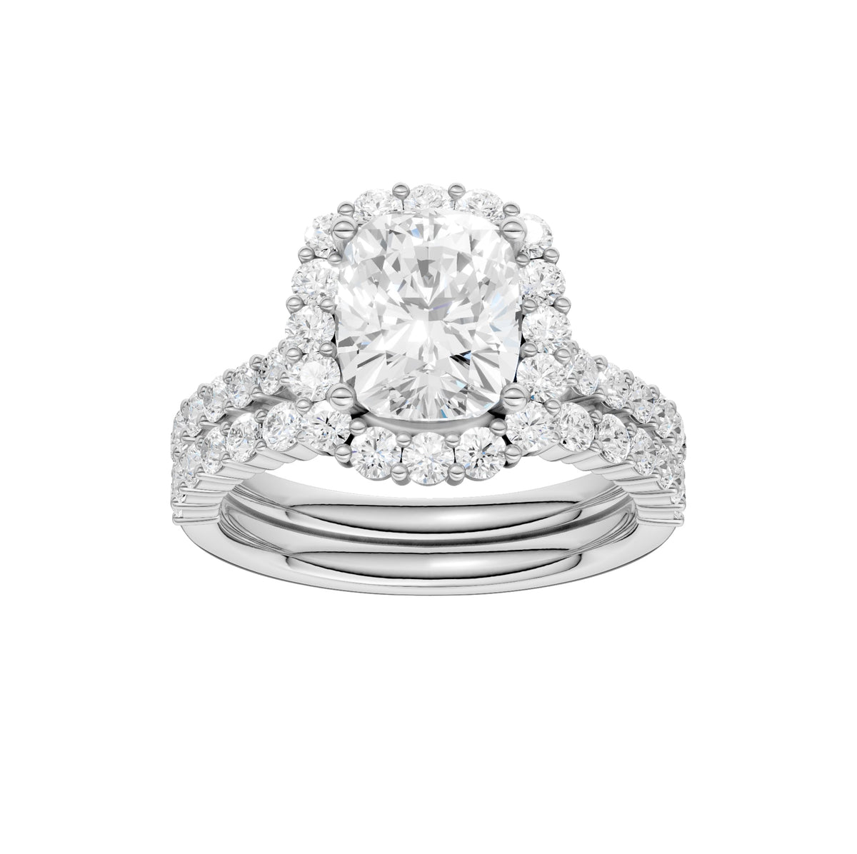 14K 3.00CT DIAMOND BRIDAL SET