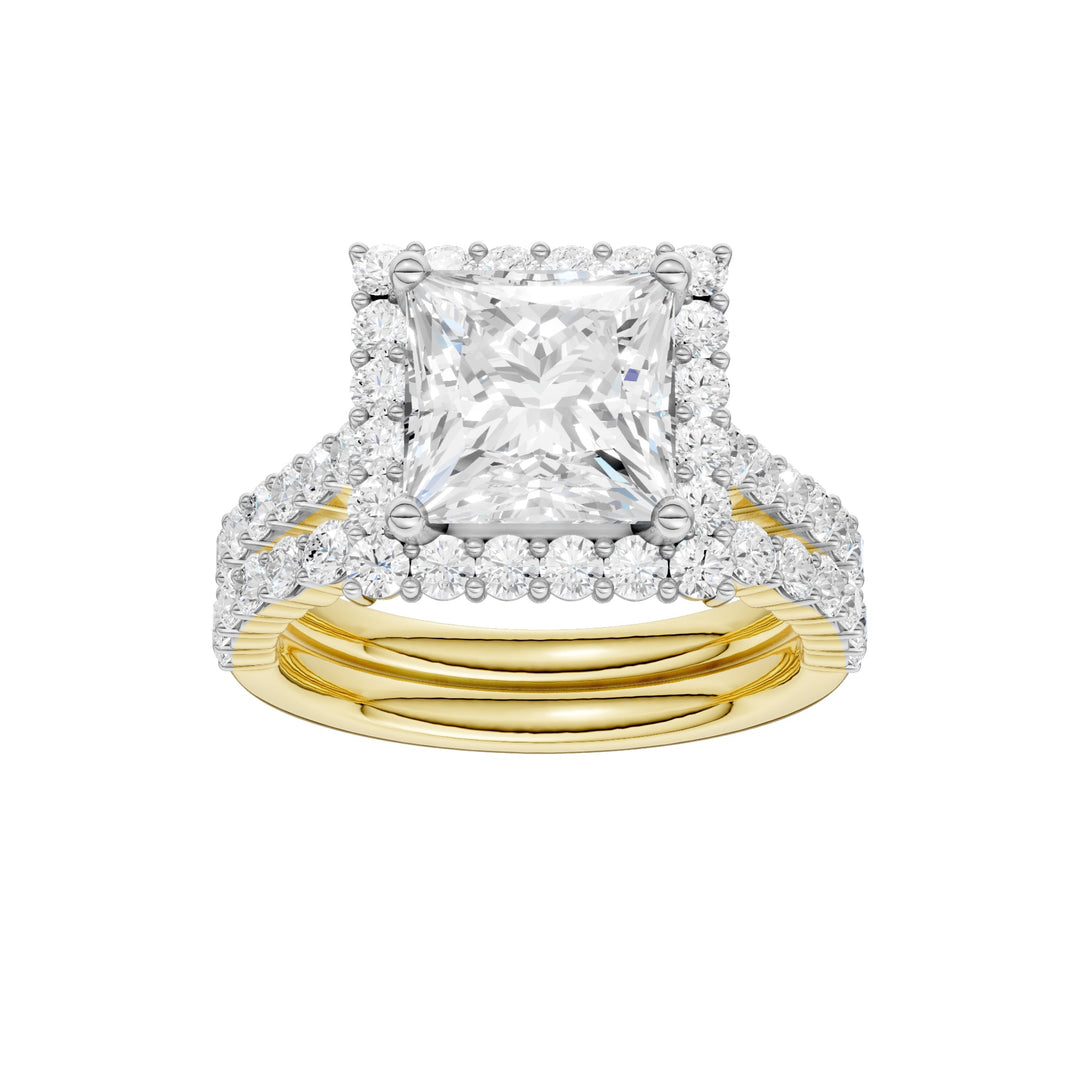 14K 4.00CT DIAMOND BRIDAL SET
