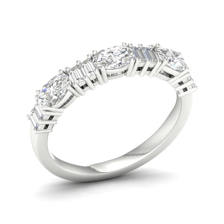 14K 1.00CT Fancy Lab Grown Diamond Band