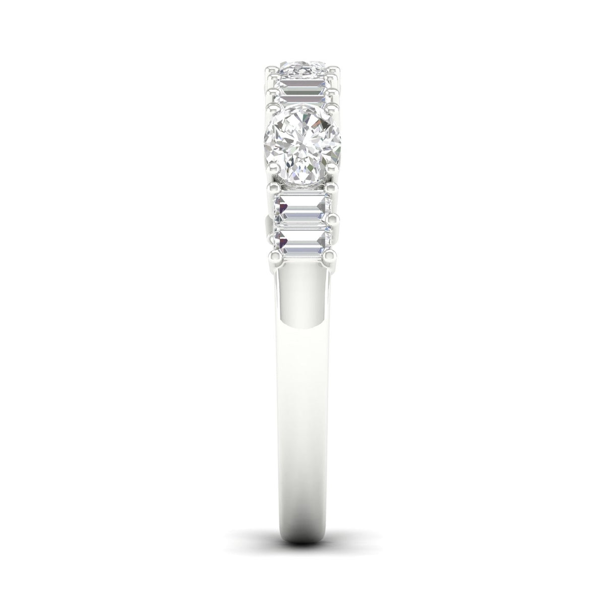 14K 1.00CT Fancy Lab Grown Diamond Band