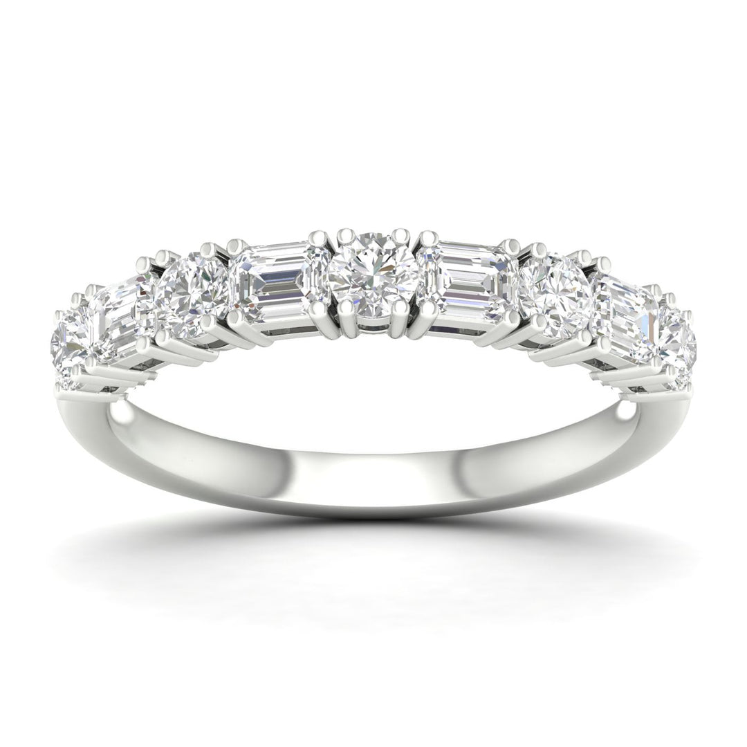 14K 1.00CT Fancy Lab Grown Diamond Band