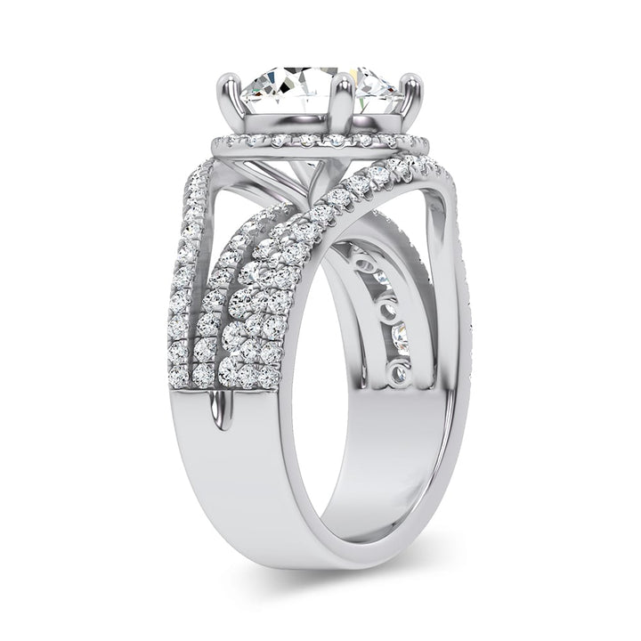 14K 4.50ct Diamond Engagement Ring