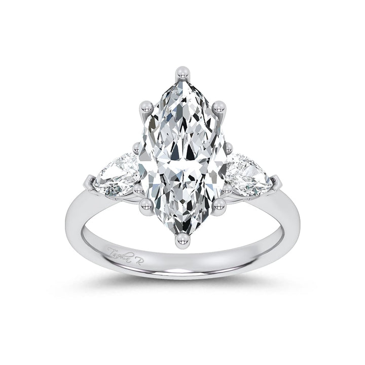 14K 3.66ct Diamond Engagement Ring