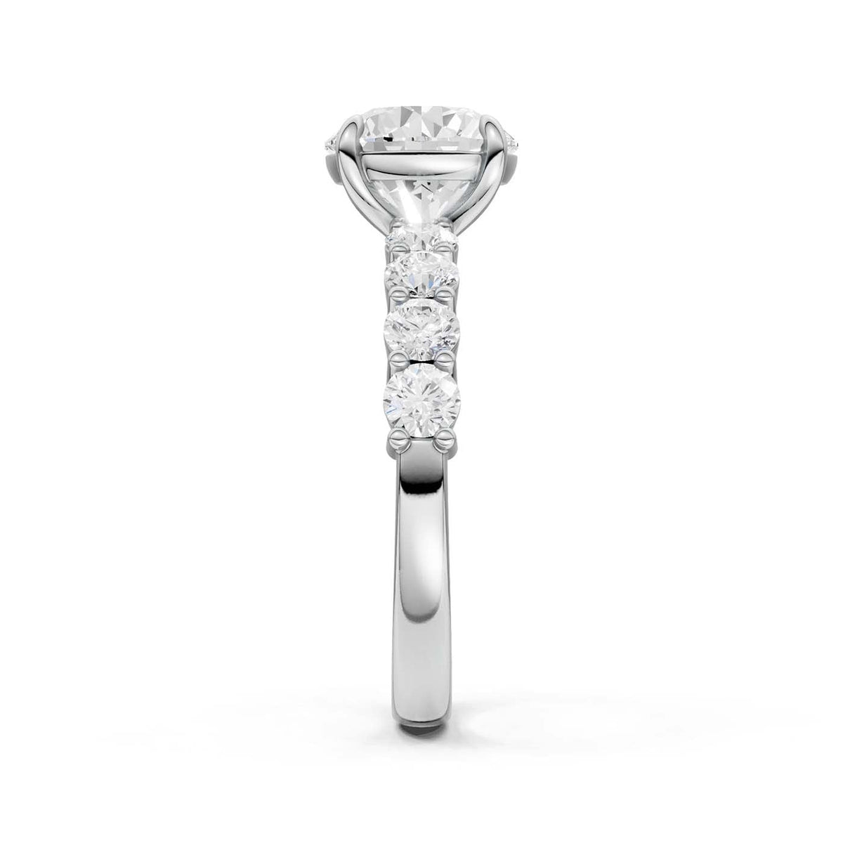 14K 2.75CT Lab Grown Diamond Engagement Ring