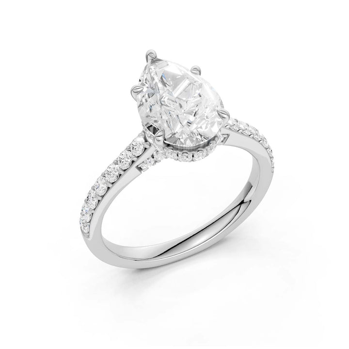 14K 2.50CT Lab Grown Diamond Engagement Ring