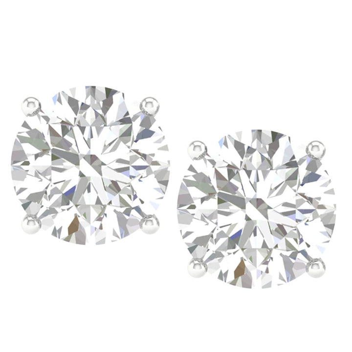 10K 4.00CT Certified Lab Grown Diamond Earring