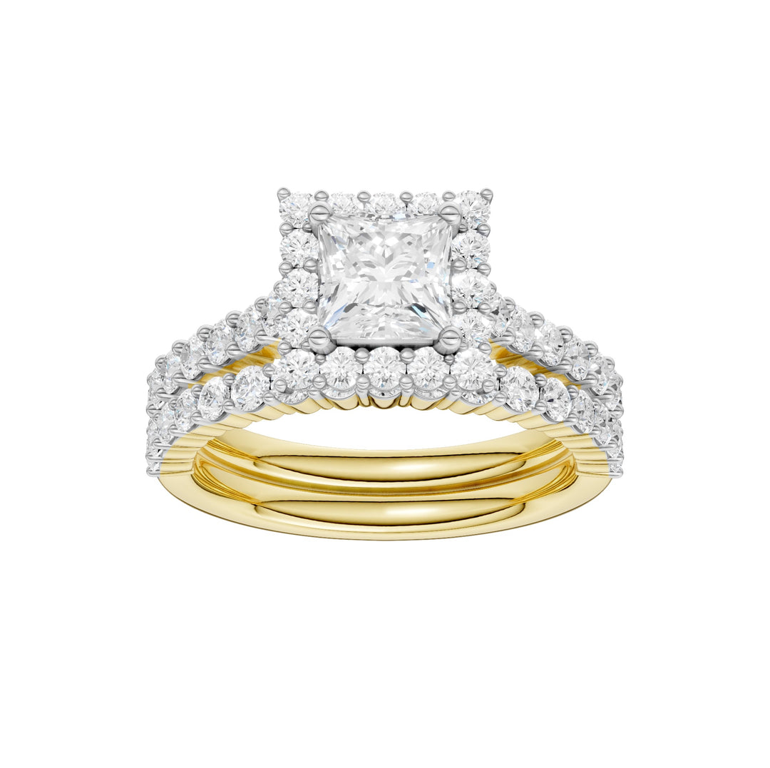 14K 2.00CT DIAMOND BRIDAL SET
