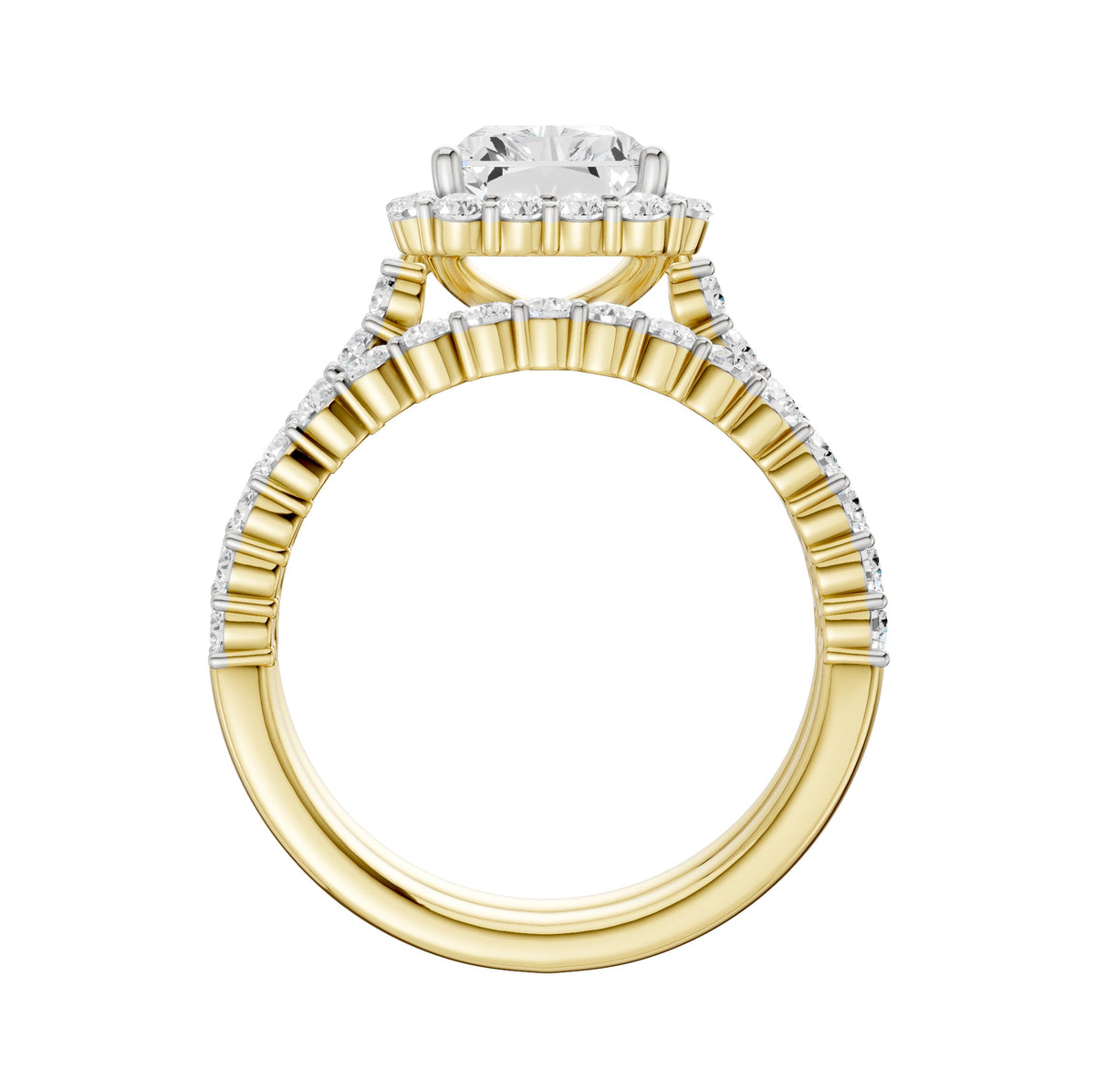 14K 3.00CT DIAMOND BRIDAL SET