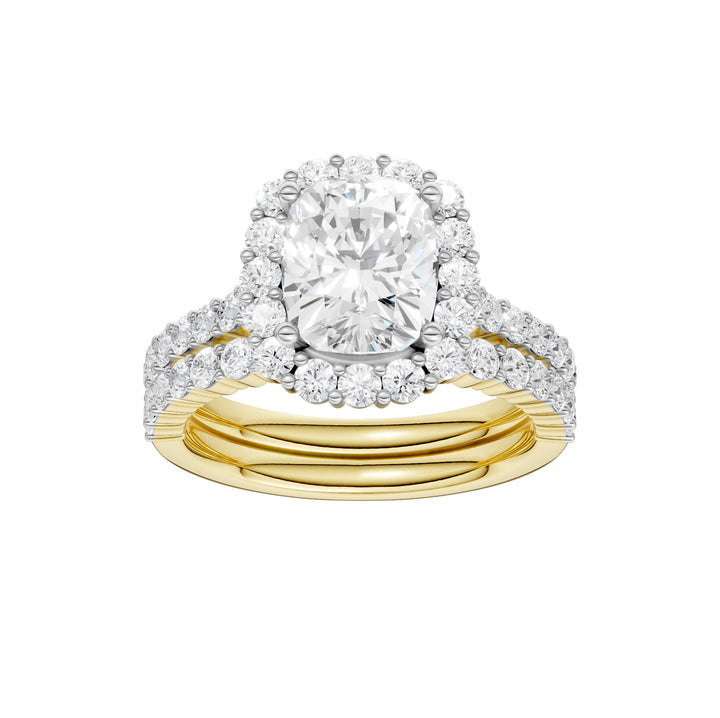 14K 3.00CT DIAMOND BRIDAL SET