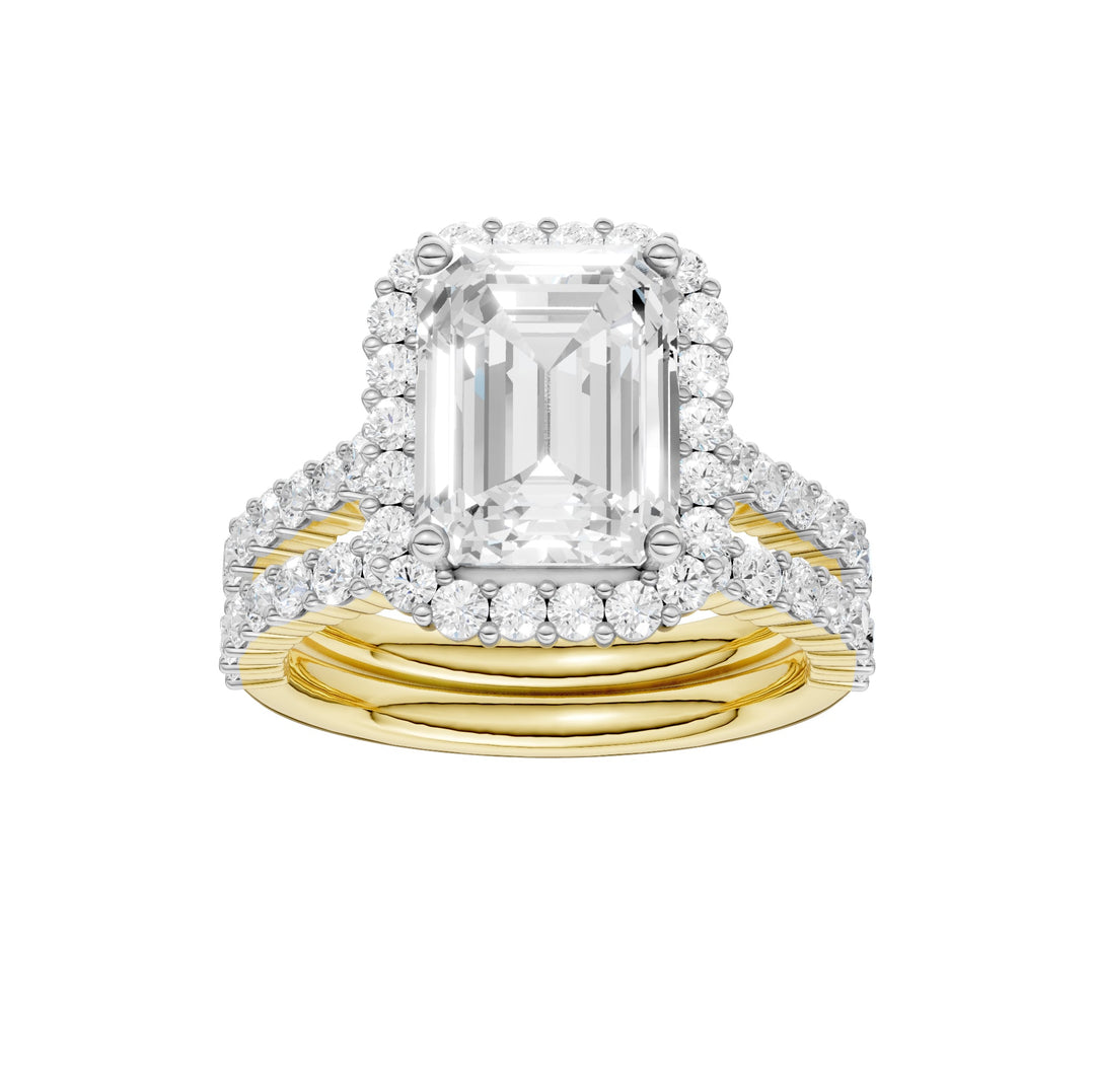 14K 4.00CT DIAMOND BRIDAL SET