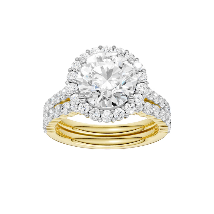 14K 4.00CT DIAMOND BRIDAL SET