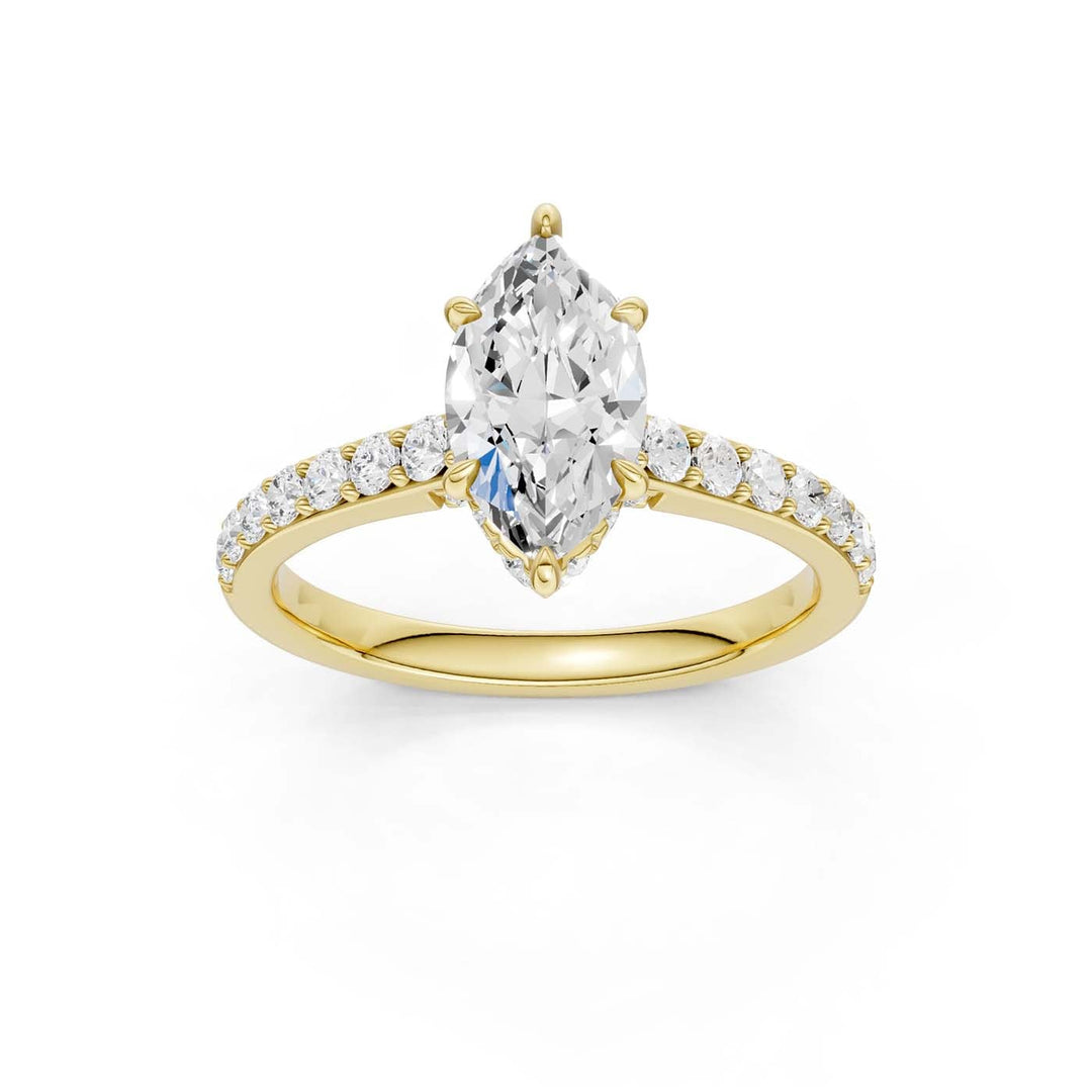 14K 1.50CT Lab Grown Diamond Engagement Ring