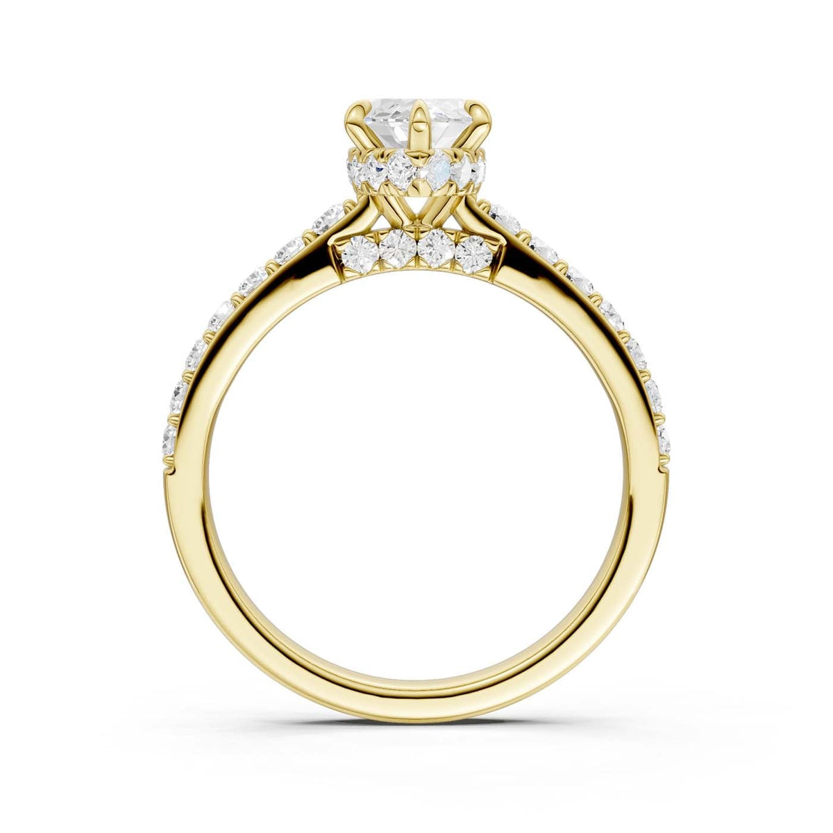 14K 1.50CT Lab Grown Diamond Engagement Ring