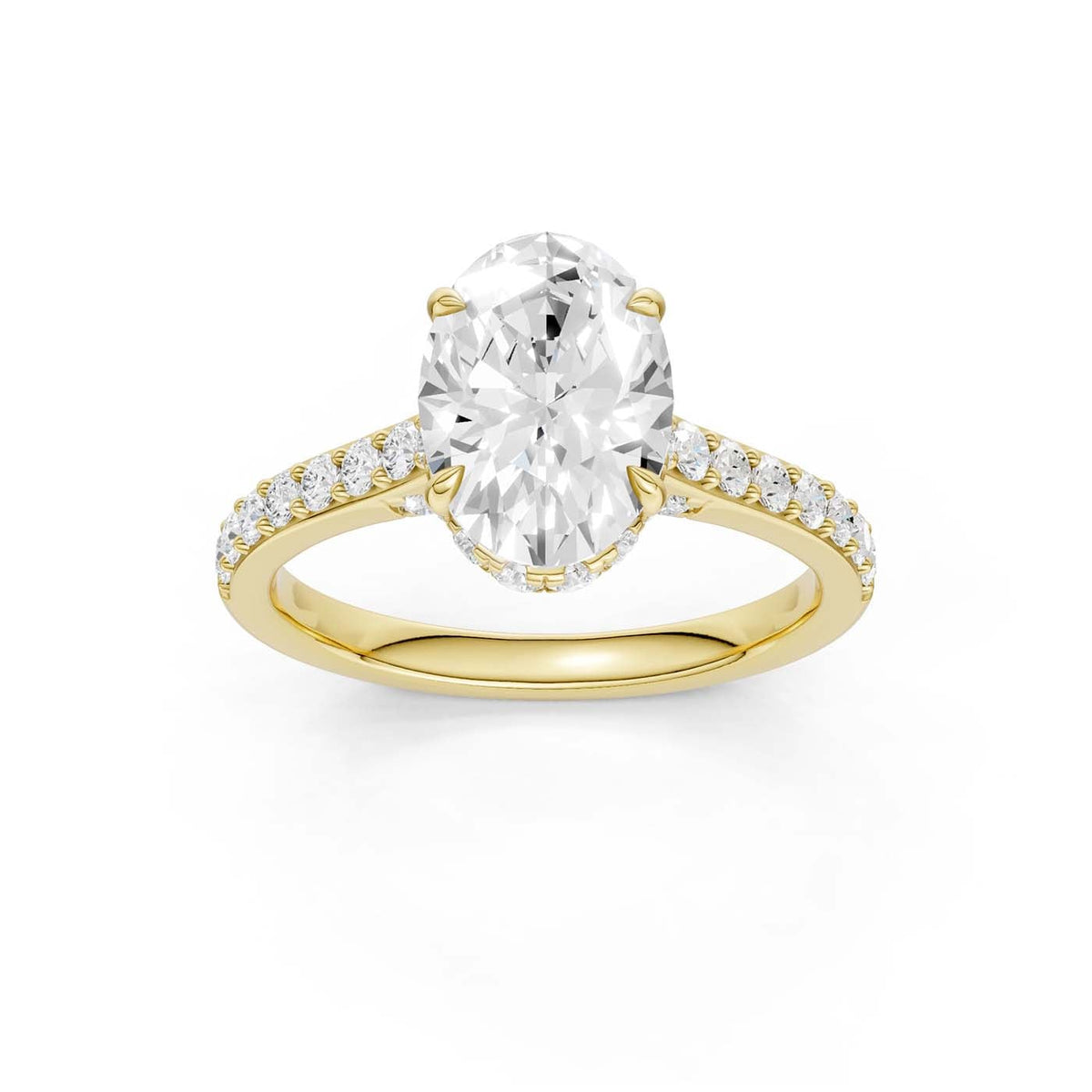 14K 2.50CT Lab Grown Diamond Engagement Ring