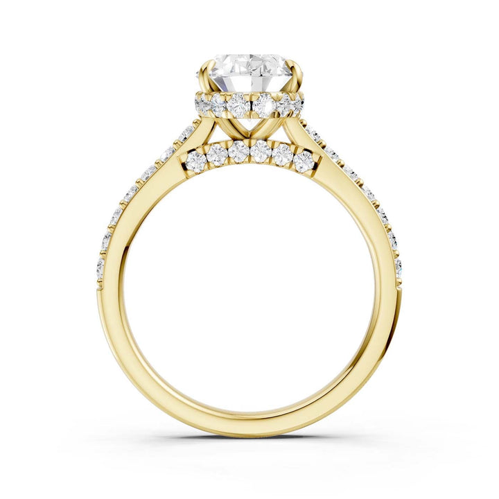 14K 2.50CT Lab Grown Diamond Engagement Ring