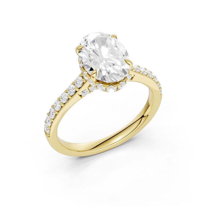 14K 2.50CT Lab Grown Diamond Engagement Ring