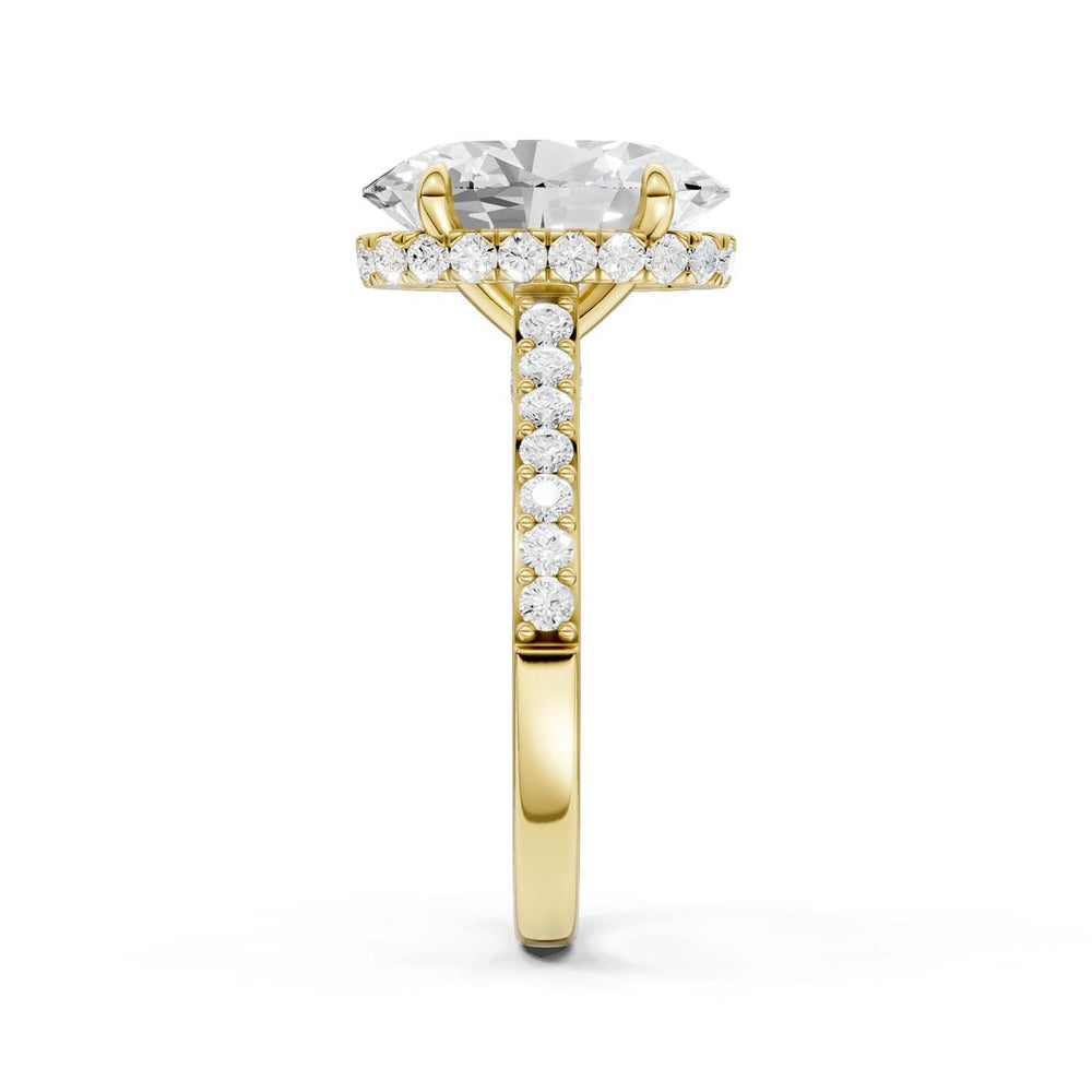 14K 4.50CT Lab Grown Diamond Engagement Ring
