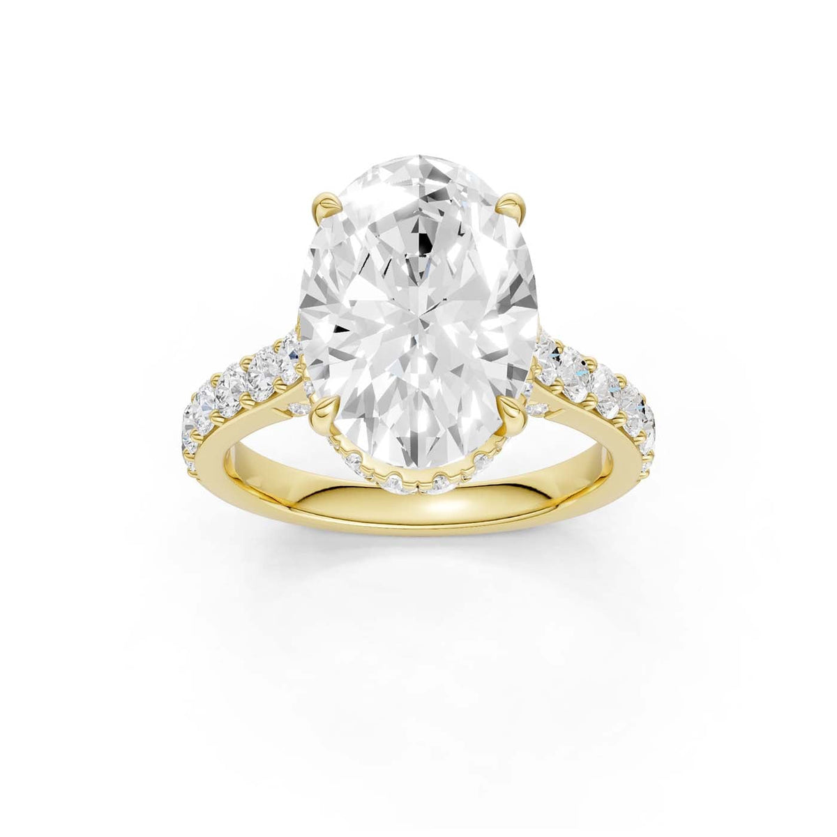 14K 6.00CT Lab Grown Diamond Engagement Ring