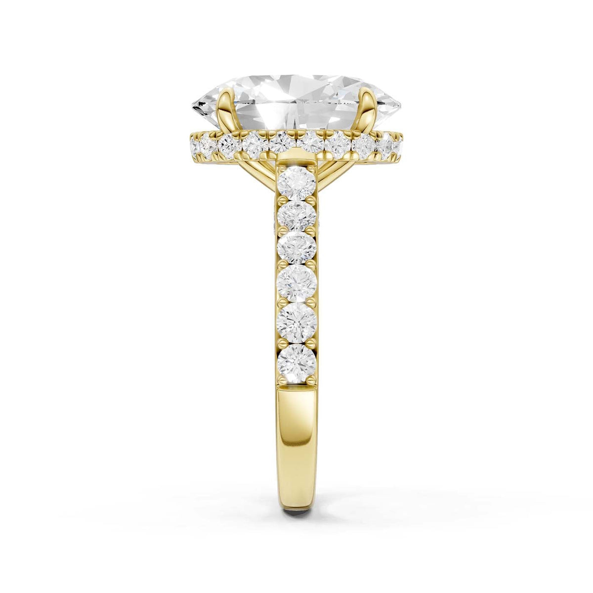 14K 6.00CT Lab Grown Diamond Engagement Ring