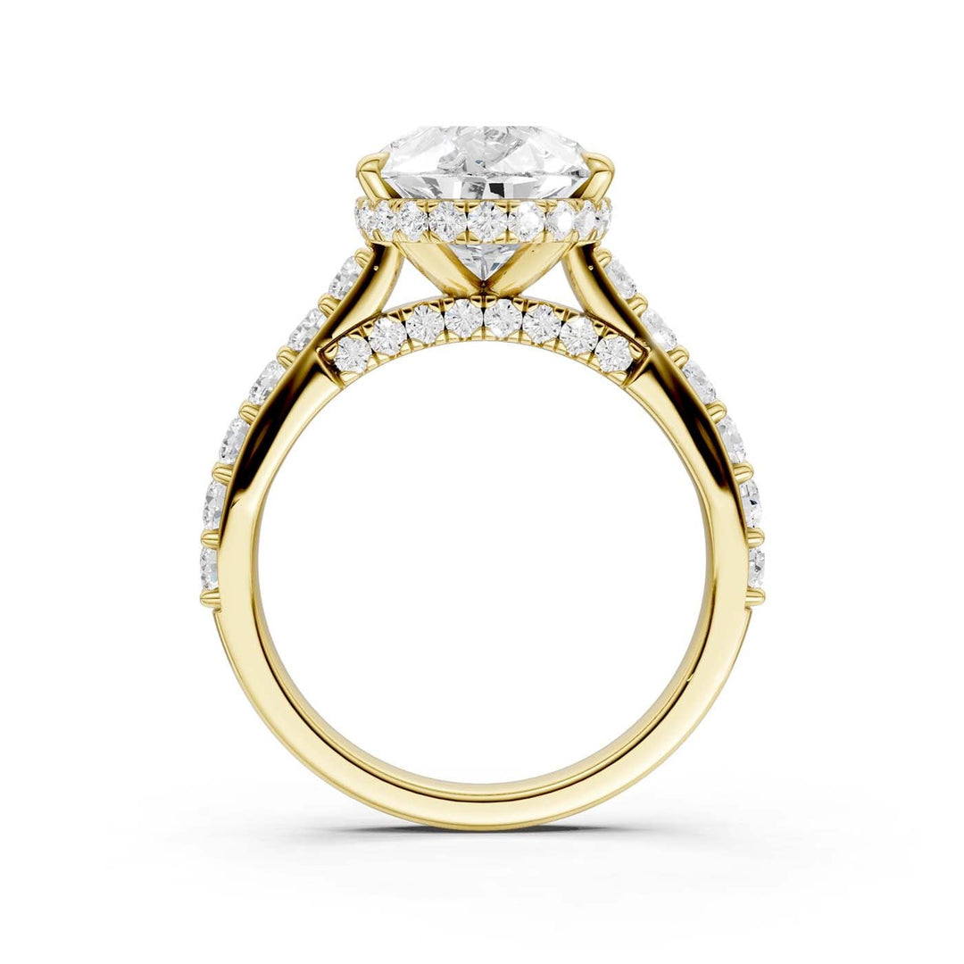 14K 6.00CT Lab Grown Diamond Engagement Ring