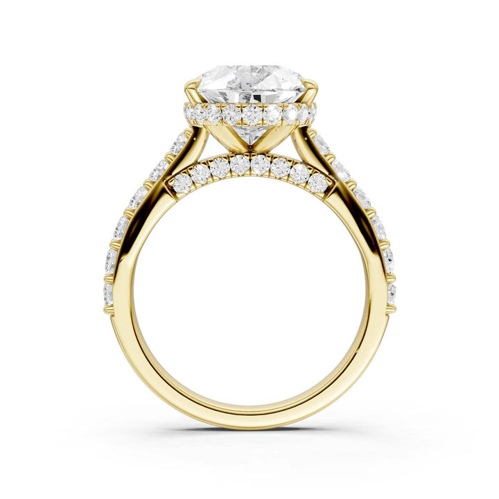 14K 6.00CT Lab Grown Diamond Engagement Ring