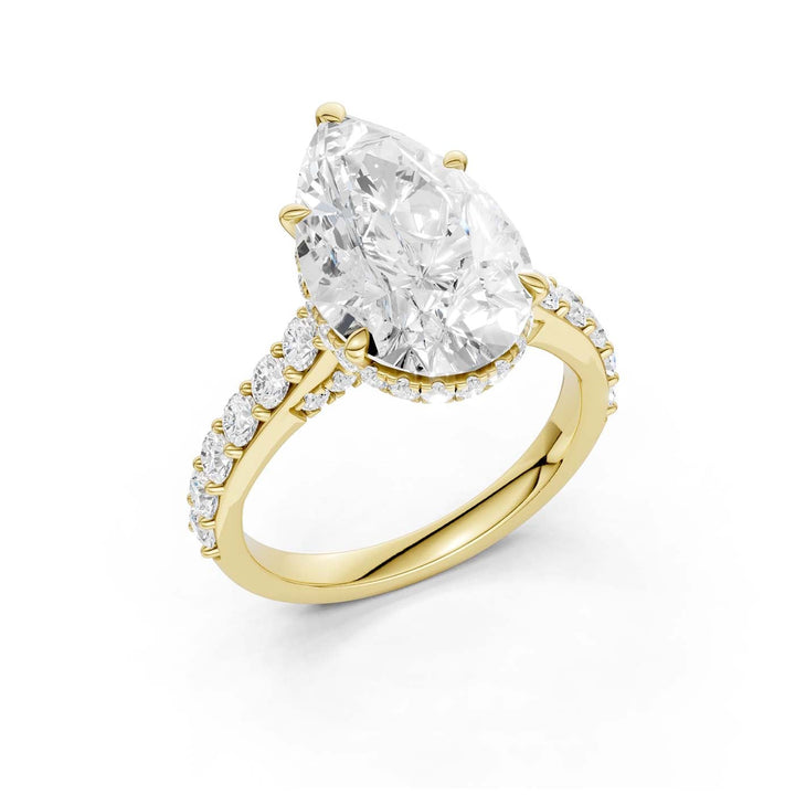 14K 6.00CT Lab Grown Diamond Engagement Ring