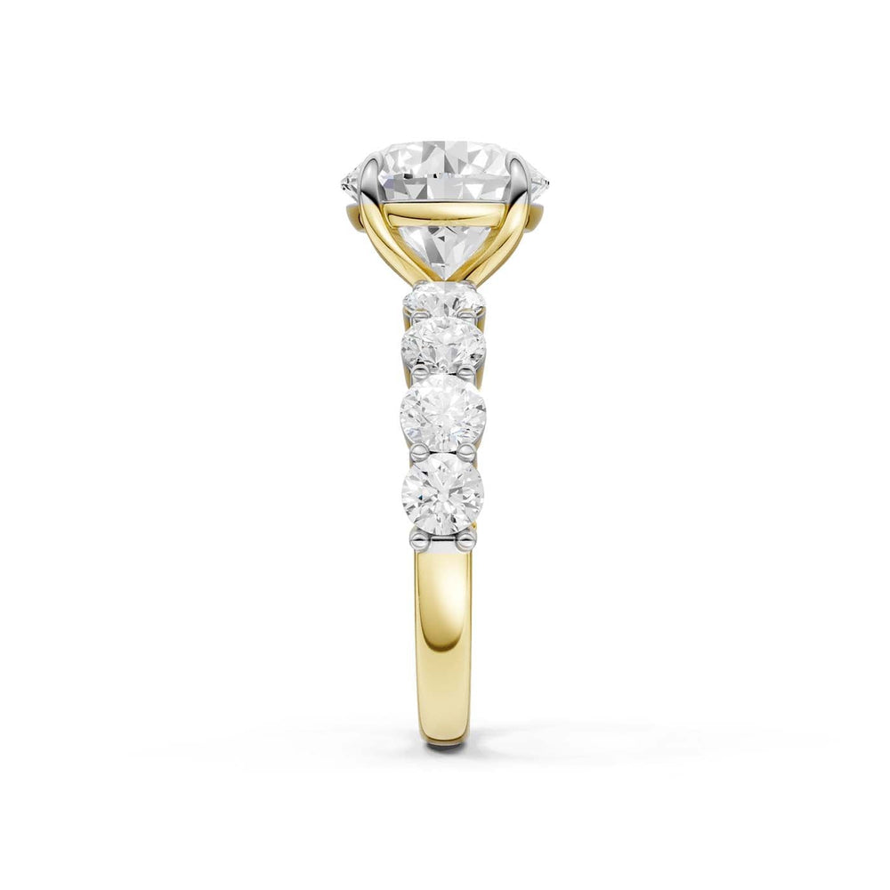 14K 4.50CT Lab Grown Diamond Engagement Ring