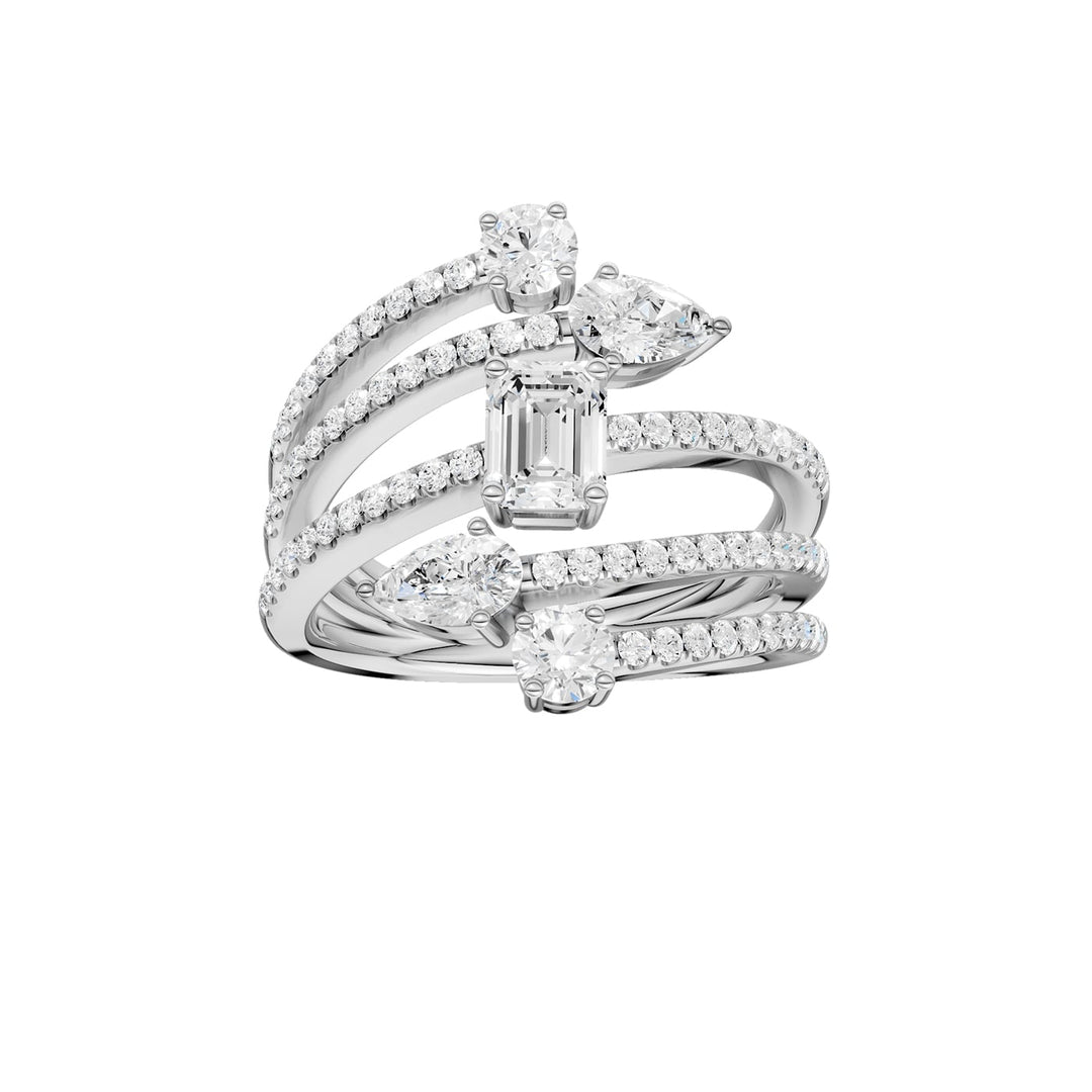 14K 1.50CT Lab Grown Diamond Fancy Ring