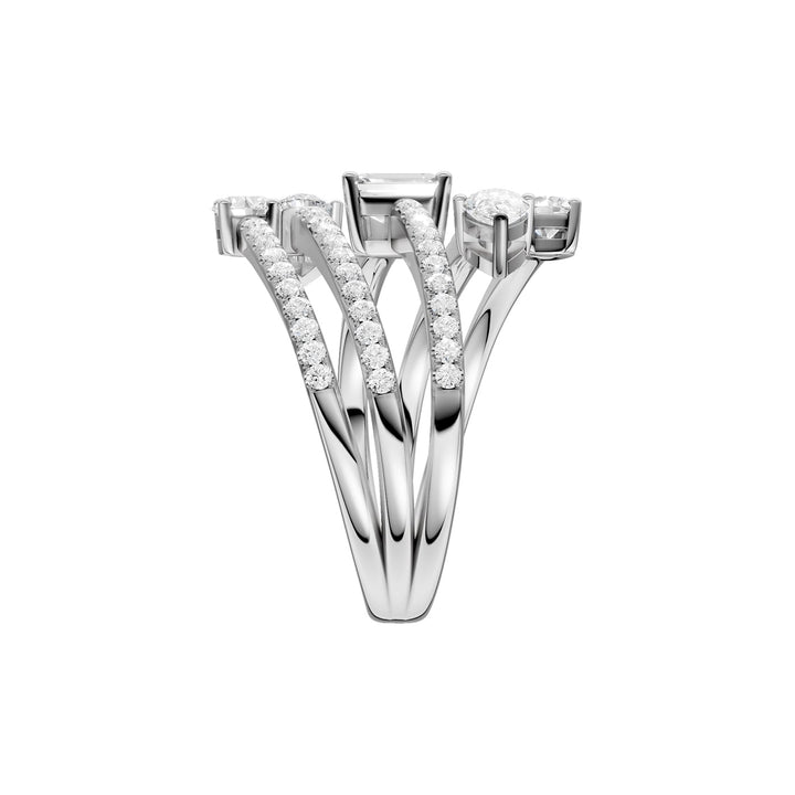 14K 1.50CT Lab Grown Diamond Fancy Ring