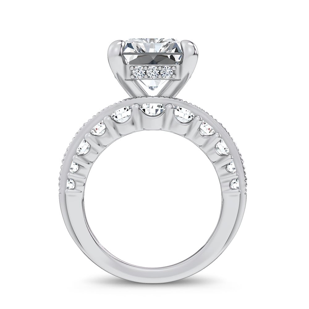 14K 10.00CT Certified Lab Grown Engagement Ring