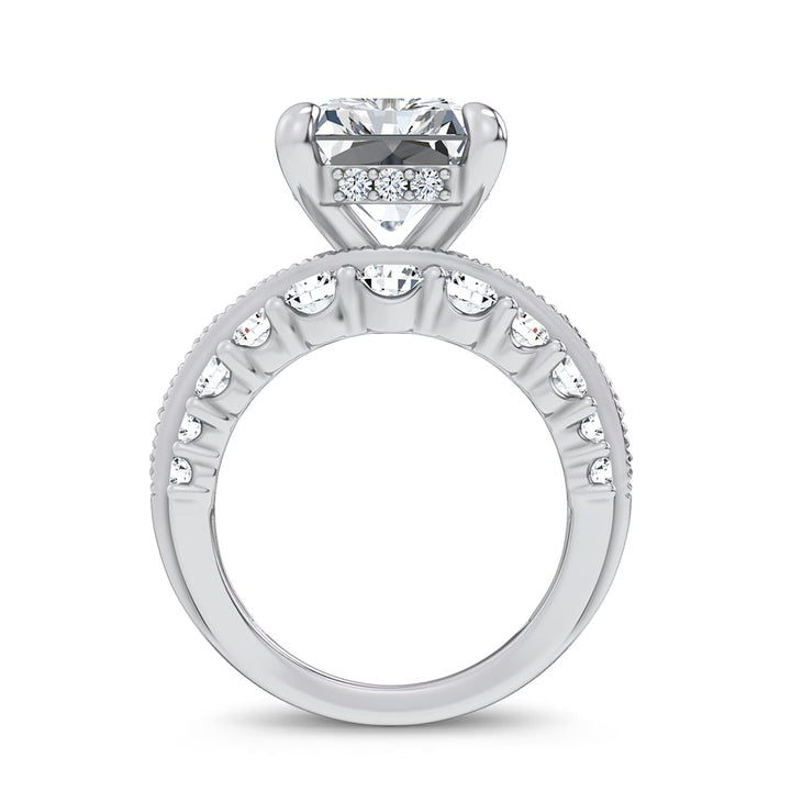 14K 10.00CT Certified Lab Grown Engagement Ring