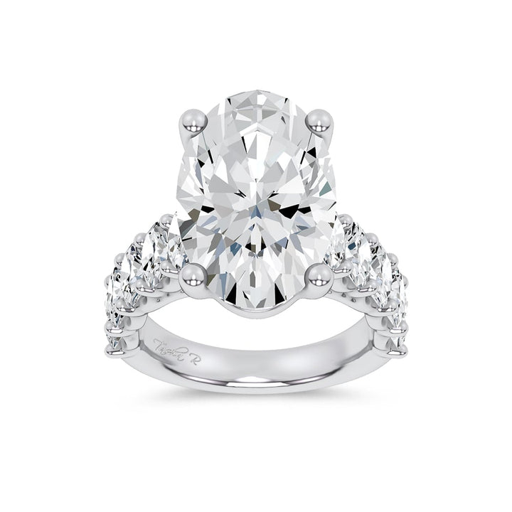 14k 10.00CT Certified Lab Grown Engagement Ring