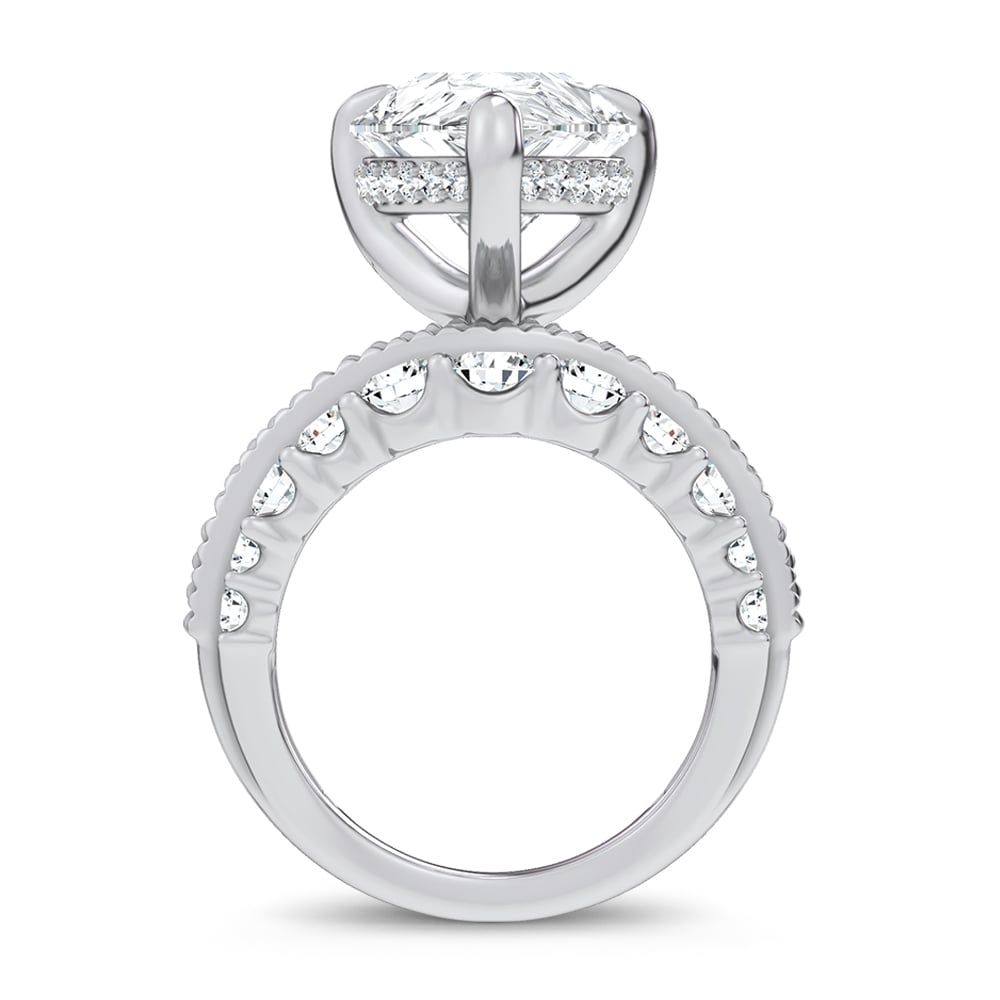 14K 10.00CT Certified Lab Grown Engagement Ring
