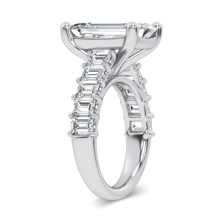 14K 9.50CT Certified Lab Grown Engagement Ring