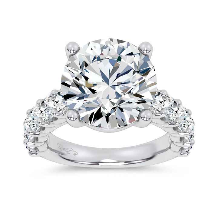 14K 9.50CT Certified Lab Grown Engagement Ring