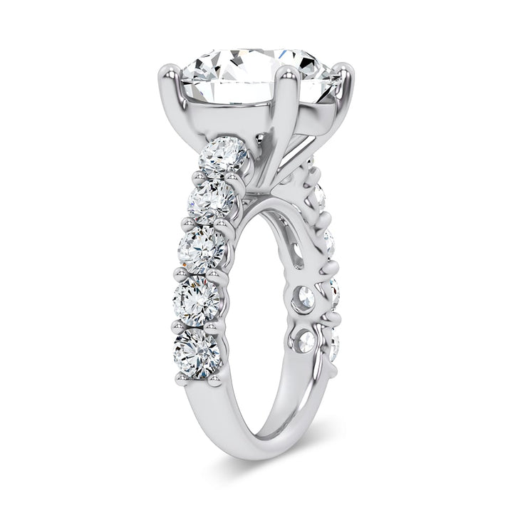 14K 9.50CT Certified Lab Grown Engagement Ring