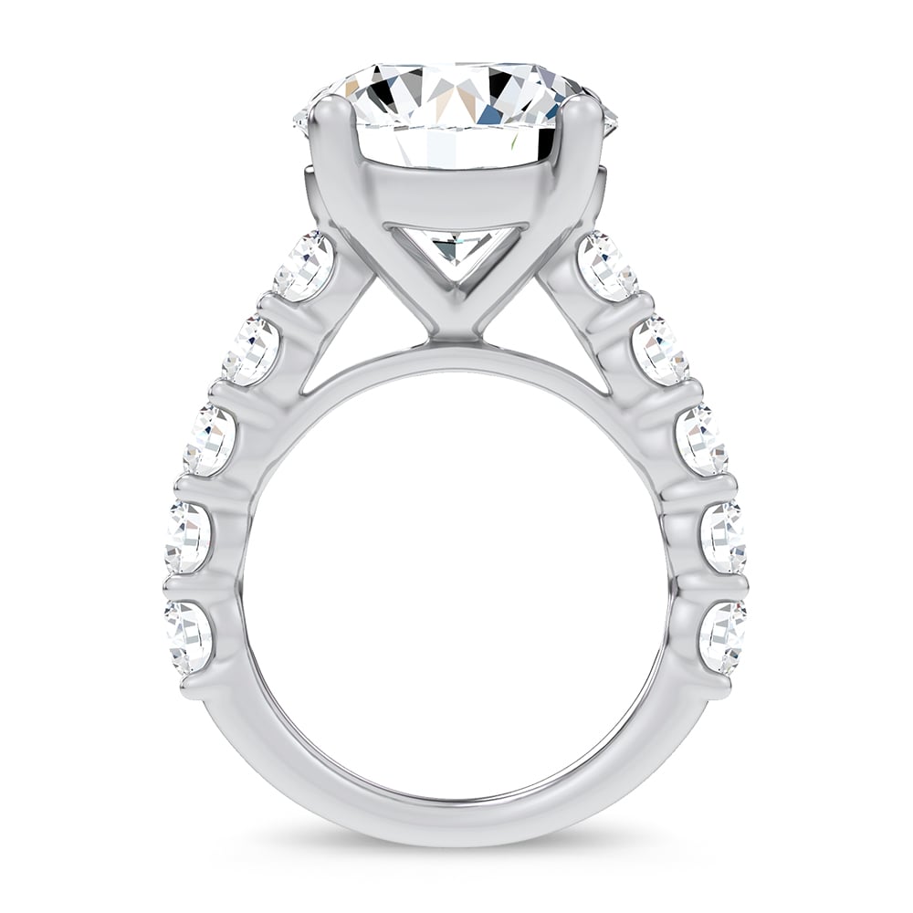 14K 9.50CT Certified Lab Grown Engagement Ring