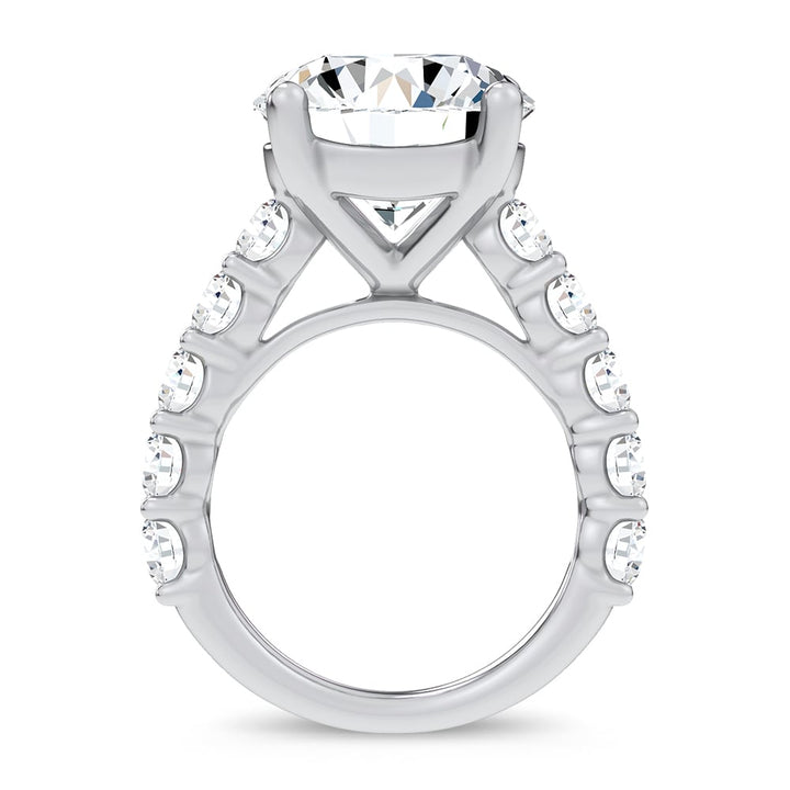 14K 9.50CT Certified Lab Grown Engagement Ring