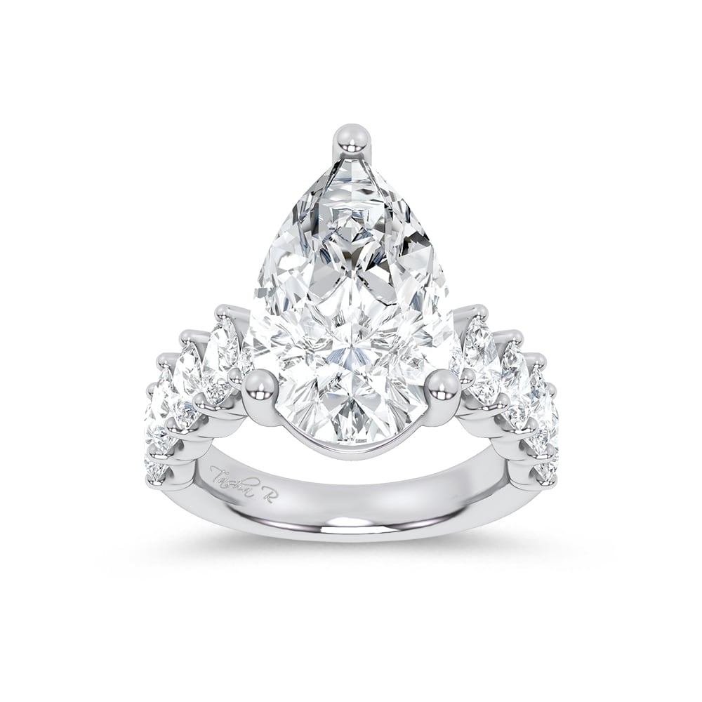 14K 9.00CT Certified Lab Grown Engagement Ring
