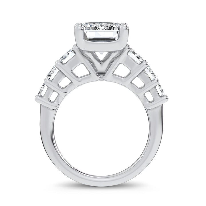 14K 7.46CT Certified Lab Grown Engagement Ring