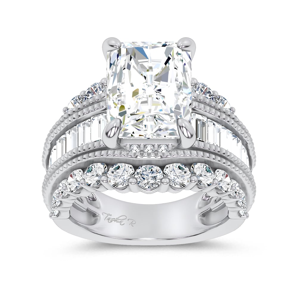 14K 7.33CT Certified Lab Grown Engagement Ring