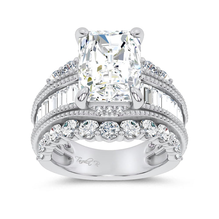 14K 7.33CT Certified Lab Grown Engagement Ring