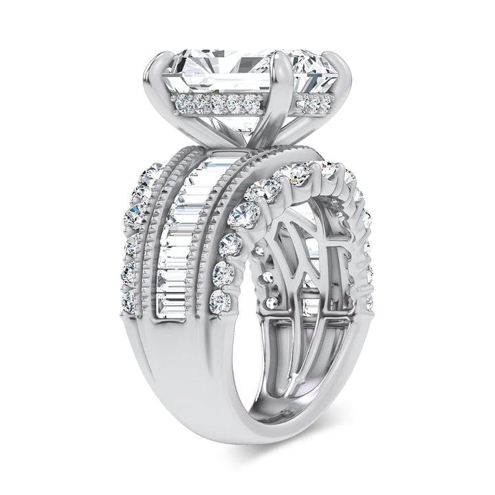 14K 7.33CT Certified Lab Grown Engagement Ring