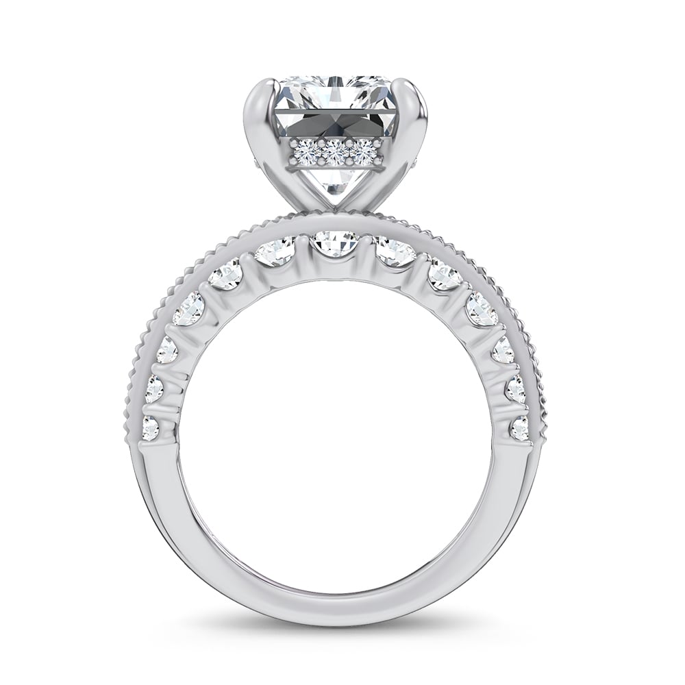 14K 7.33CT Certified Lab Grown Engagement Ring
