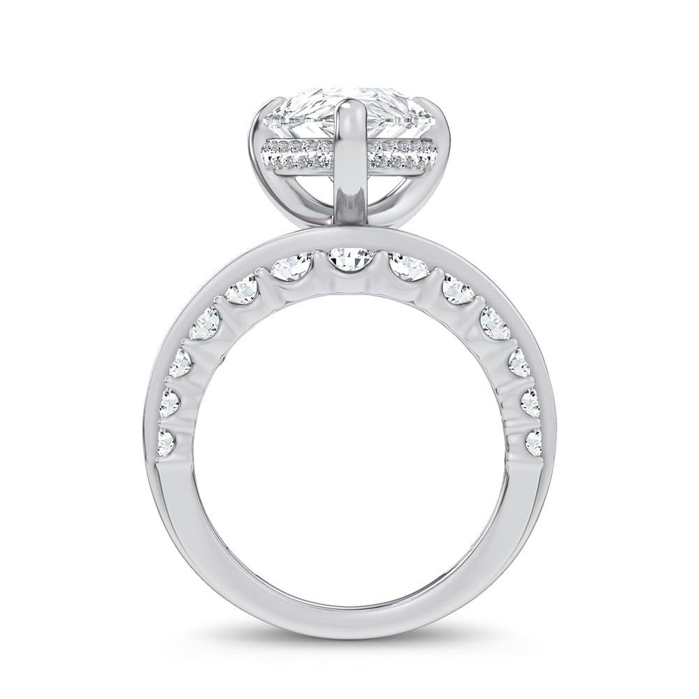 14K 7.33CT Certified Lab Grown Engagement Ring