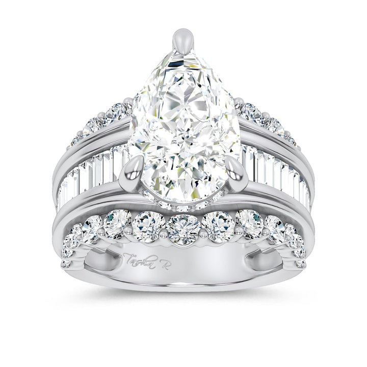14K 7.33CT Certified Lab Grown Engagement Ring