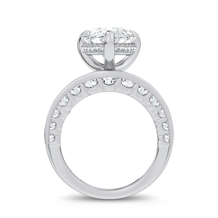 14K 7.33CT Certified Lab Grown Engagement Ring