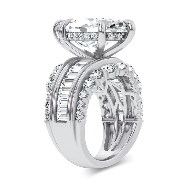 14K 7.33CT Certified Lab Grown Engagement Ring
