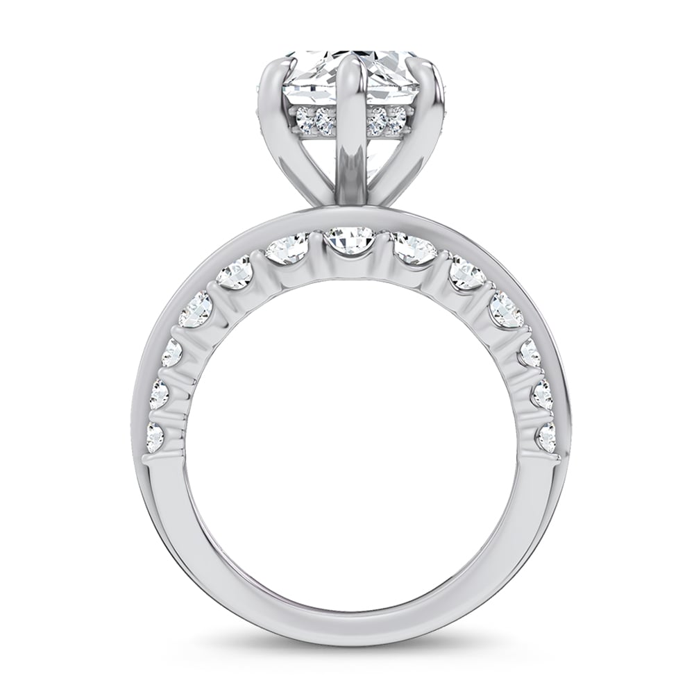 14K 7.33CT Certified Lab Grown Engagement Ring