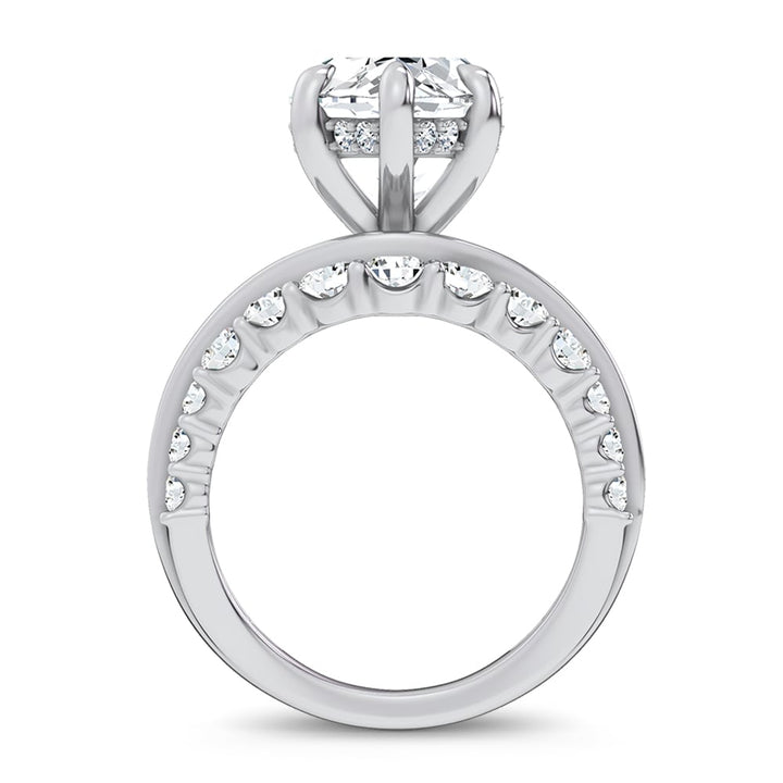 14K 7.33CT Certified Lab Grown Engagement Ring